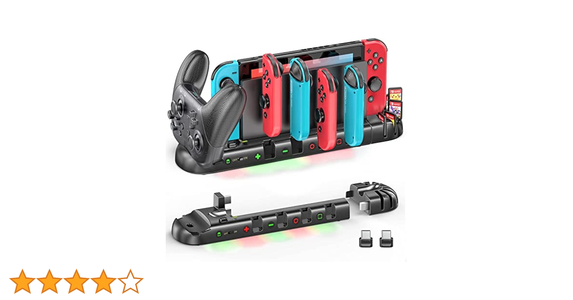 Nintendo Switch 本体 joy-con ドック アダプター メモリ Amazon.co.jp: Switch ジョイコン プロコン 充電 スタンド